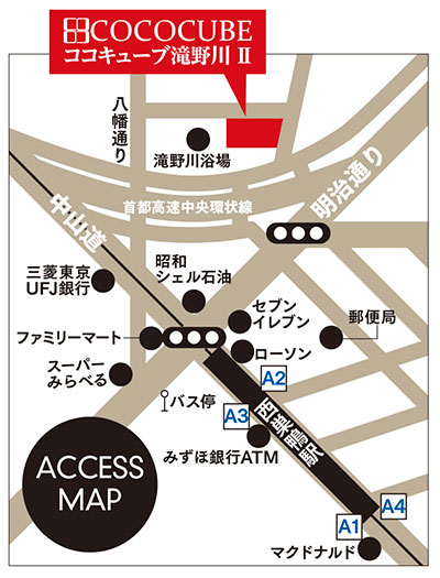 ココキューブ滝野川2詳細マップ