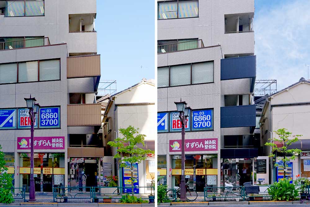 大和駒込ビル外観比較