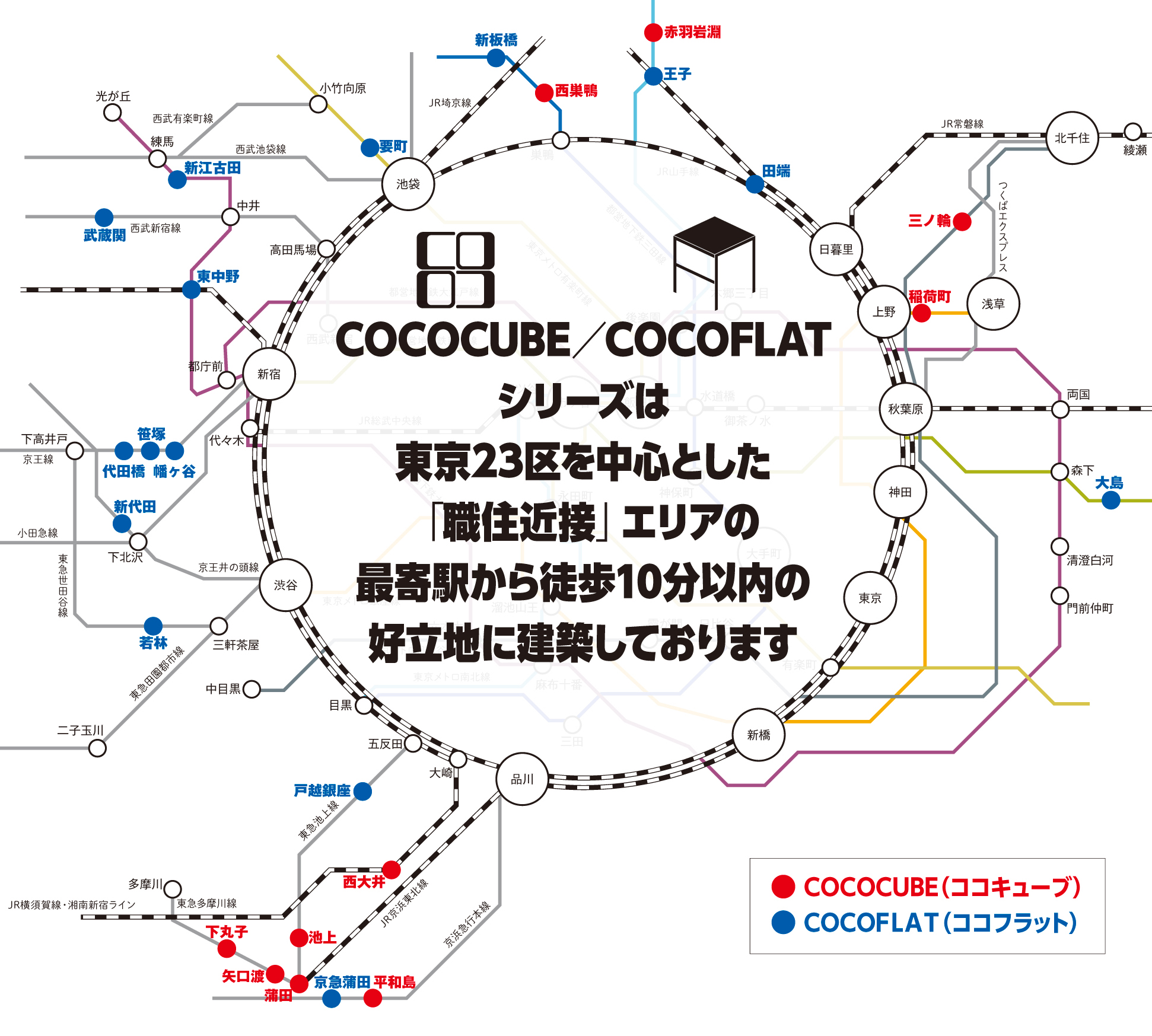 厳選した立地選定