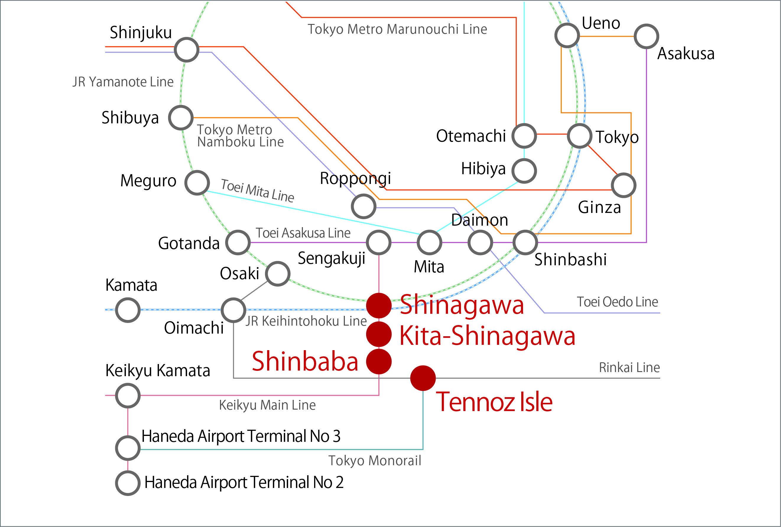 map of train route